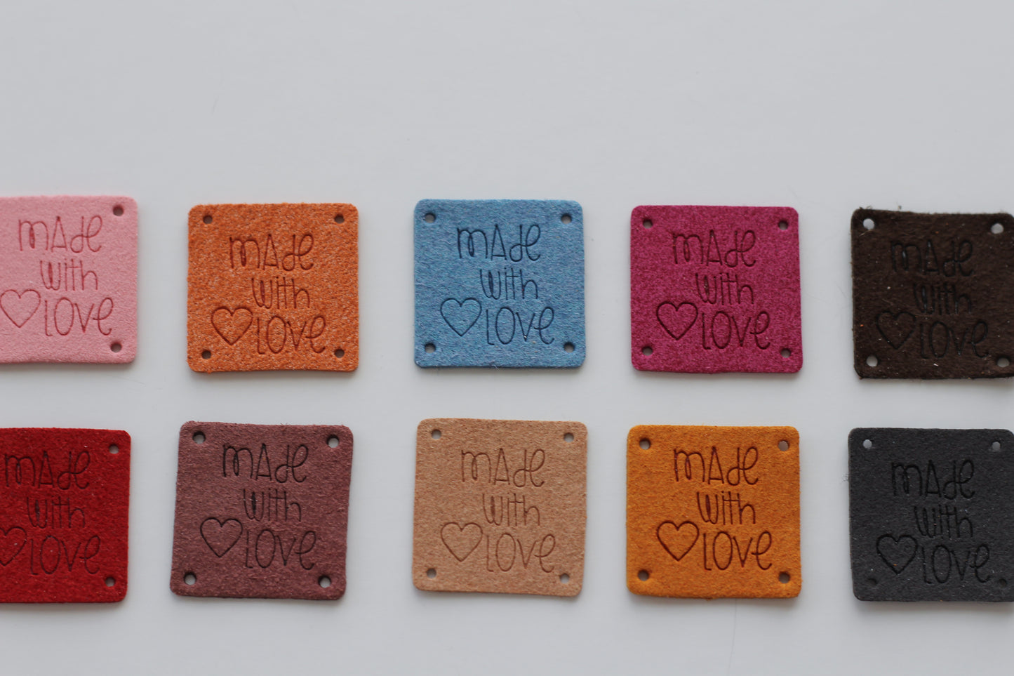 Made with Love Tags (10 pieces)